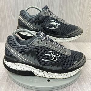 Gdefy Womens Gravity Defyer Mighty Walk Gray Mesh Athletic Sneaker Shoes Sz 9 